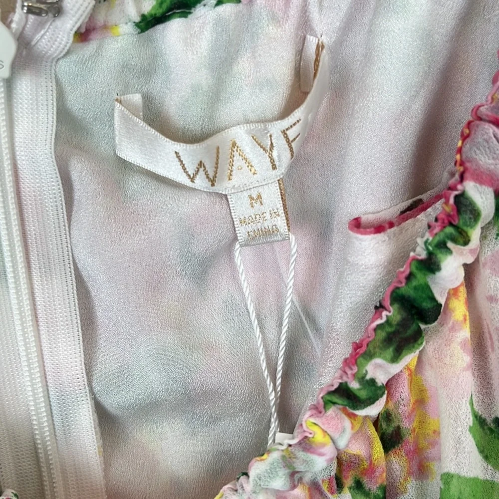 NWT Wayf women’s floral Lira midi Dress. Size Medium - Picture 7 of 12